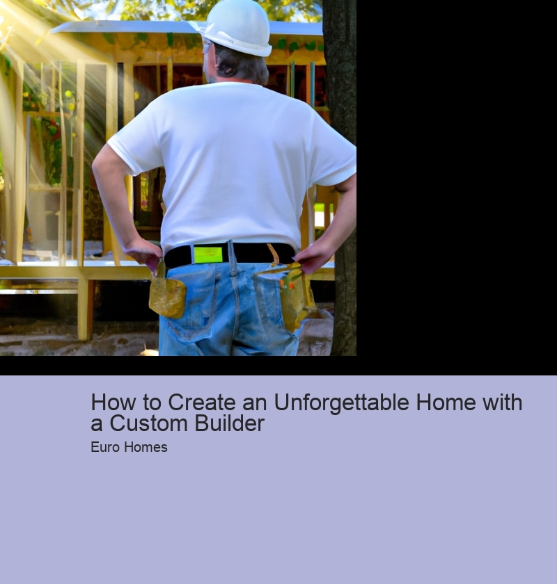 How to Create an Unforgettable Home with a Custom Builder 