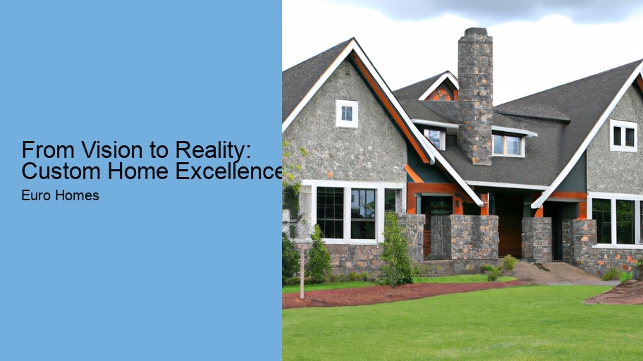 From Vision to Reality: Custom Home Excellence