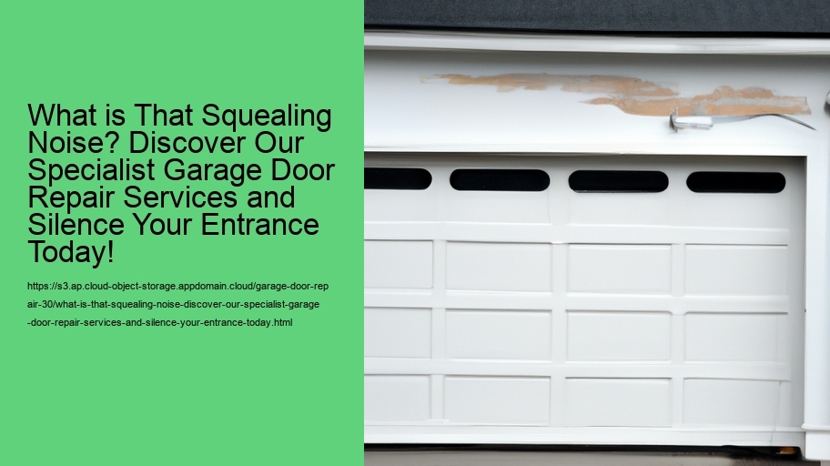 What is That Squealing Noise? Discover Our Specialist Garage Door Repair Services and Silence Your Entrance Today!