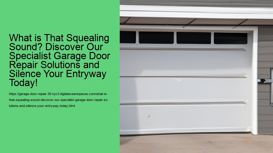 What is That Squealing Sound? Discover Our Specialist Garage Door Repair Solutions and Silence Your Entryway Today!