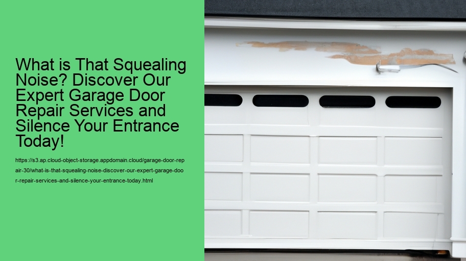 What is That Squealing Noise? Discover Our Expert Garage Door Repair Services and Silence Your Entrance Today!