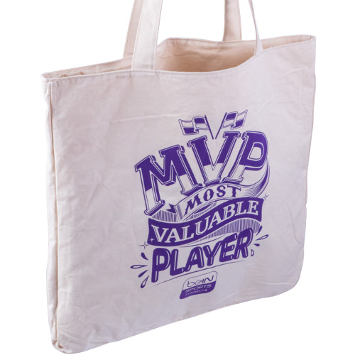 branded canvas tote bag